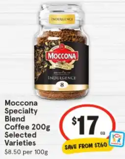 IGA Moccona Specialty Blend Coffee Selected Varieties offer