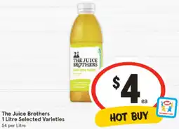 IGA The Juice Brothers Selected Varieties offer