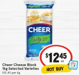 IGA Cheer Cheese Block Selected Varieties offer