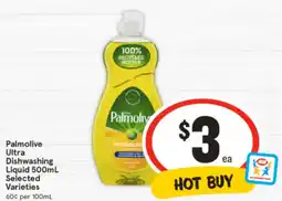 IGA Palmolive Ultra Dishwashing Liquid Selected Varieties offer