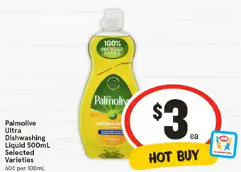 IGA Palmolive Ultra Dishwashing Liquid Selected Varieties offer