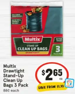 IGA Multix Drawtight Stand-Up Clean Up Bags offer