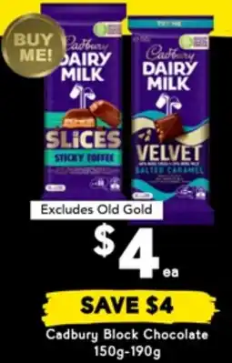 Drakes Cadbury Block Chocolate offer