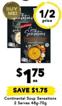 Drakes Continental Soup Sensations 2 Serves offer