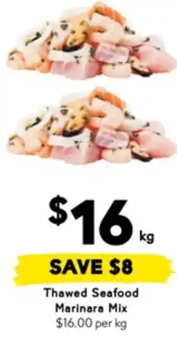 Drakes Thawed Seafood Marinara Mix offer