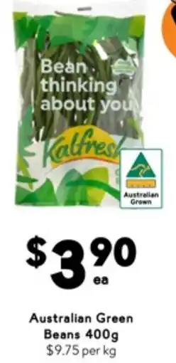 Drakes Australian Green Beans offer