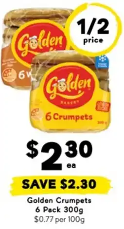 Drakes Golden Crumpets 6 Pack offer