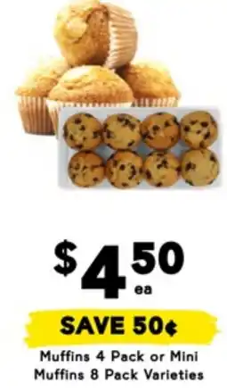 Drakes Muffins or Mini Muffins Varieties offer