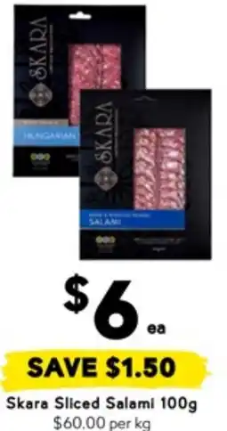 Drakes Skara Sliced Salami offer