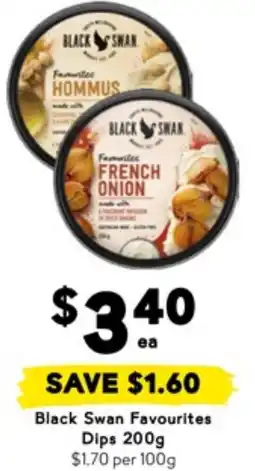 Drakes Black Swan Favourites Dips offer