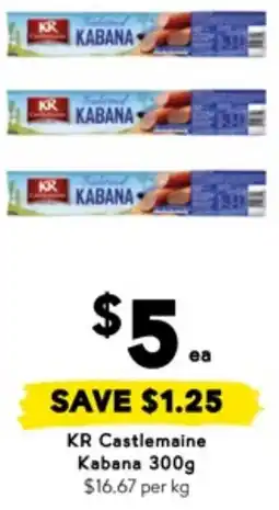 Drakes KR Castlemaine Kabana offer
