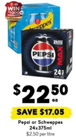 Drakes Pepsi or Schweppes offer