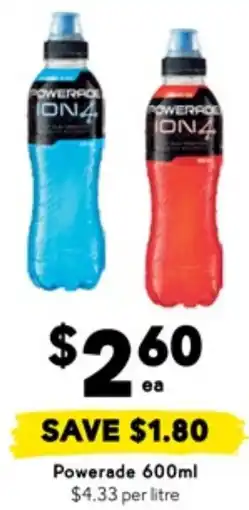 Drakes Powerade offer