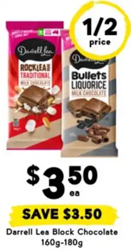 Drakes Darrell Lea Block Chocolate offer