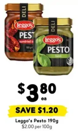 Drakes Leggo's Pesto offer