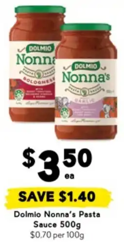 Drakes Dolmio Nonna's Pasta Sauce offer