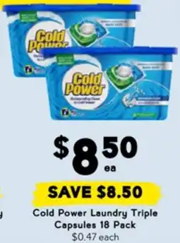 Drakes Cold Power Laundry Triple Capsules offer
