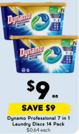 Drakes Dynamo Professional 7 in 1 Laundry Discs offer