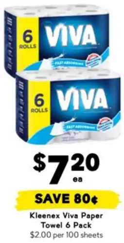 Drakes Kleenex Viva Paper Towel offer