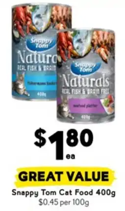 Drakes Snappy Tom Cat Food offer