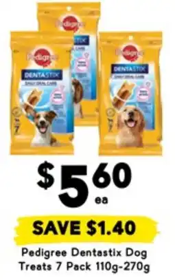 Drakes Pedigree Dentastix Dog Treat offer