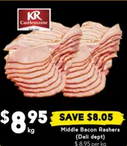 Drakes Middle Bacon Rashers offer