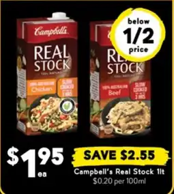 Drakes Campbell's Real Stock offer