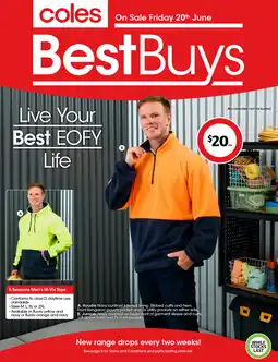 Coles 5 Seasons Men's Hi-Vis Tops offer