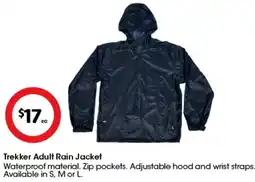 Coles Trekker Adult Rain Jacket offer