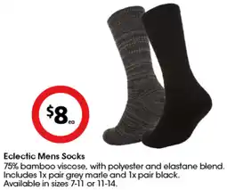 Coles Eclectic Mens Socks offer