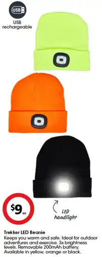 Coles Trekker LED Beanie offer