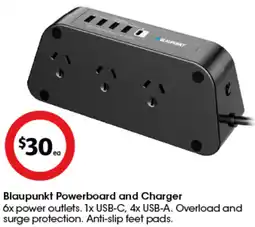 Coles Blaupunkt Powerboard and Charger offer