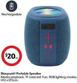 Coles Blaupunkt Portable Speaker offer