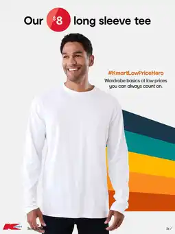 Kmart long sleeve tee offer