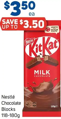Foodland Nestlé Chocolate Blocks offer