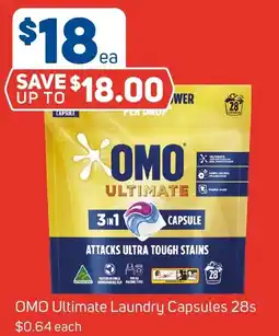 Foodland OMO Ultimate Laundry Capsules offer