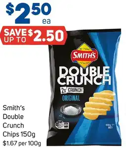Foodland Smith's Double Crunch Chips offer