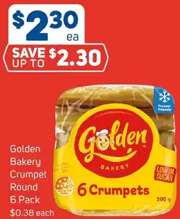 Foodland Golden Bakery Crumpet Round offer