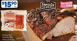Foodland Family Chef Smokey BBQ Pork Loin Roast offer
