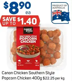 Foodland Canon Chicken Southern Style Popcorn Chicken offer