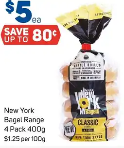 Foodland New York Bagel Range offer
