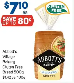 Foodland Abbott's Village Bakery Gluten Free Bread offer