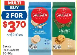 Foodland Sakata Rice Crackers offer