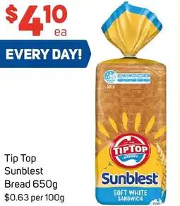 Foodland Tip Top Sunblest Bread offer