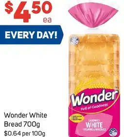 Foodland Wonder White Bread offer