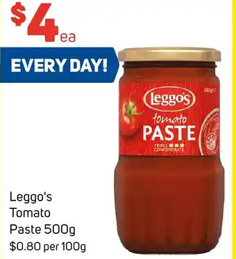 Foodland Leggo's Tomato Paste offer