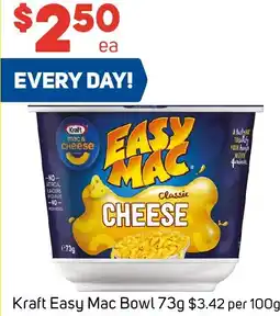 Foodland Kraft Easy Mac Bowl offer