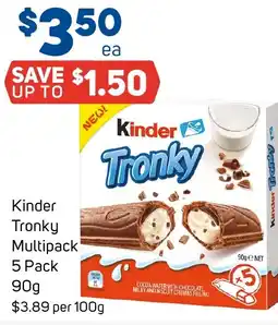 Foodland Kinder Tronky Multipack offer