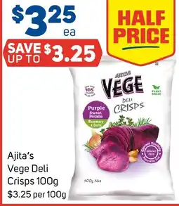 Foodland Ajita's Vege Deli Crisps offer