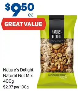 Foodland Nature's Delight Natural Nut Mix offer